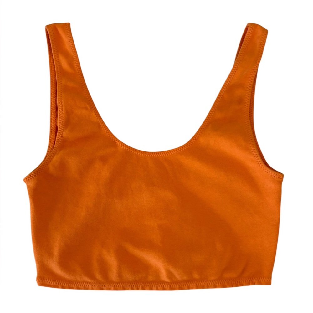 Small Wilfred Free Orange Cropped Tank Top